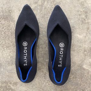 Rothy’s Black flats size 7